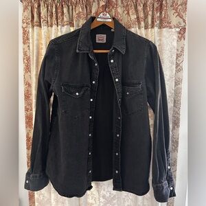 Women’s Levi’s Cotton Denim Snap Button Shirt